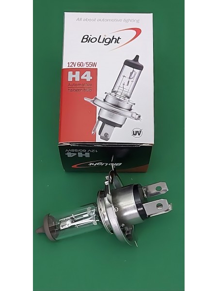Лампа автомобильная BioLight H4 12V 60/55W 1 шт.