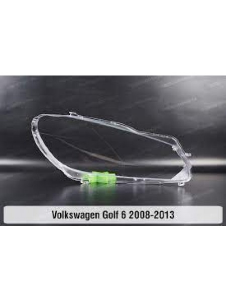 Стекло фары VW GOLF 6 (2009-2012) правое