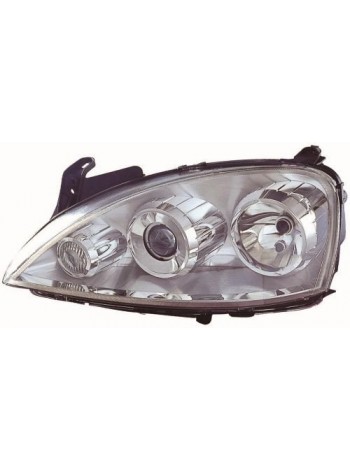 Новая фара OPEL CORSA 2003-2004 передняя левая, НЕ КСЕНОН (DEPO 442-1136L-LD-EM)